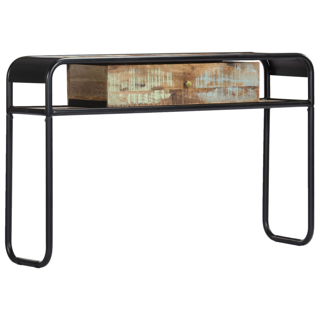 Konsollbord 118x30x75 cm gjenvunnet heltre vidaXL