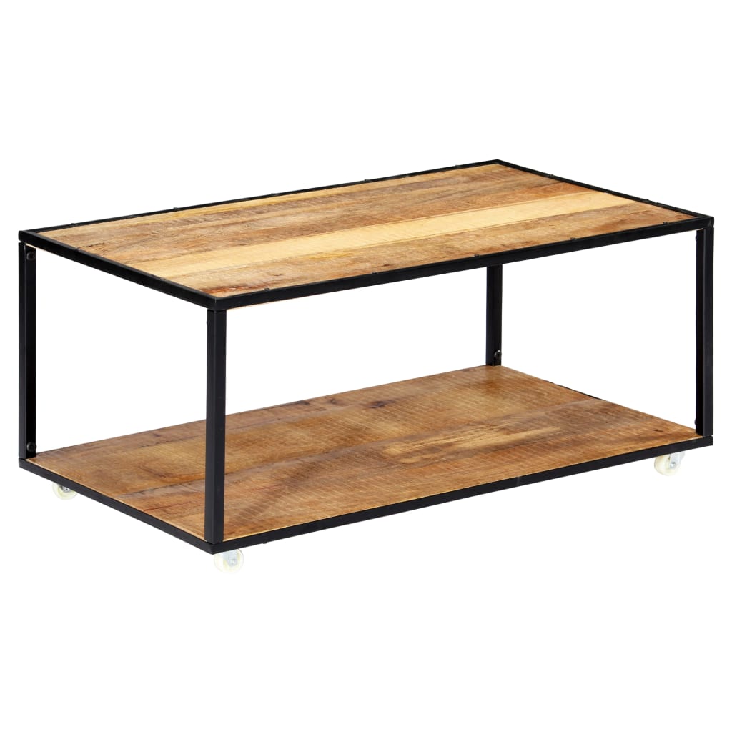 Salongbord 90x50x40 cm gjenvunnet heltre
