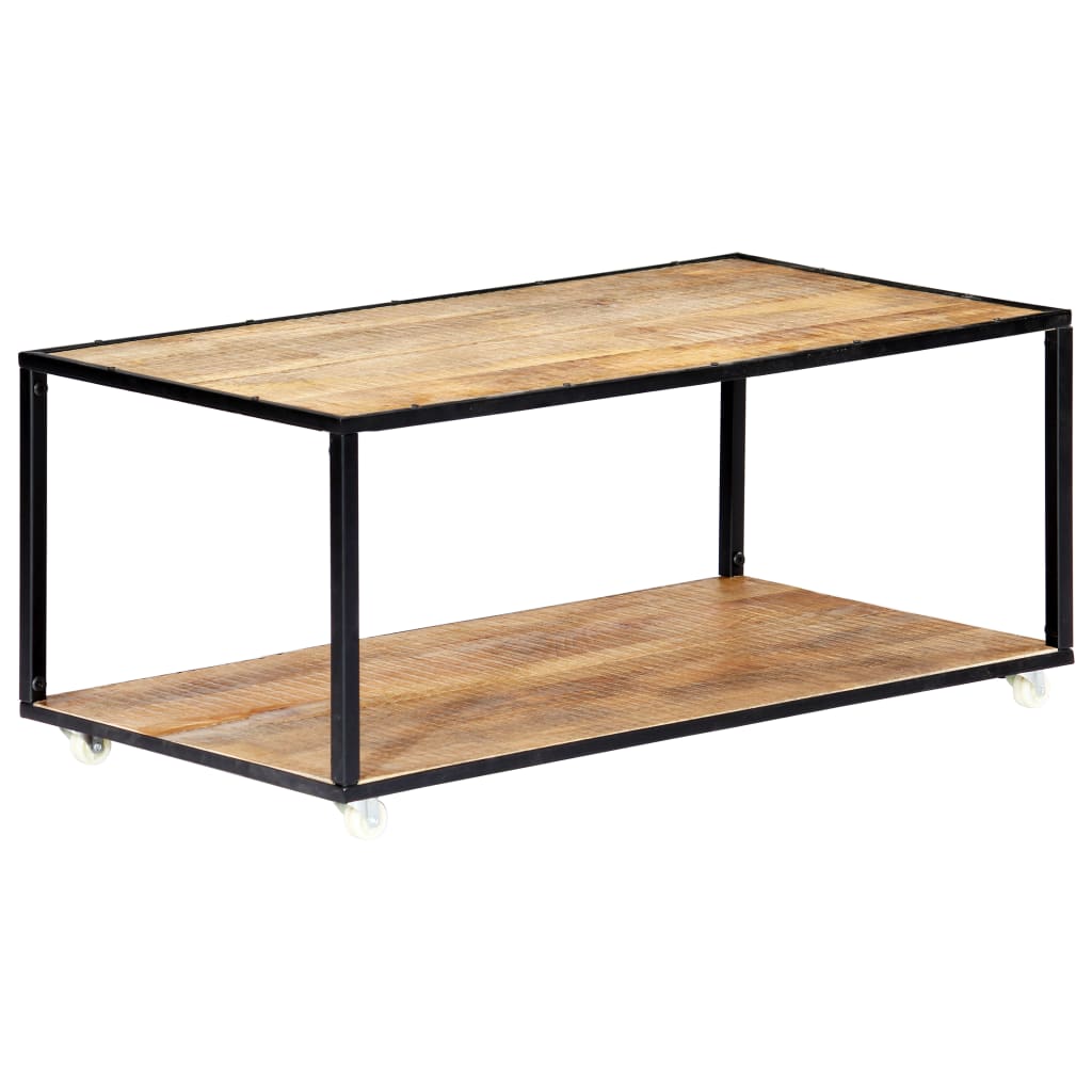 Salongbord 90x50x40 cm gjenvunnet heltre