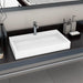Vask 80x46x11 cm mineralstøpt/marmorstøpt hvit