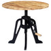 Sidebord 60x(46-63) cm heltre mango og støpejern