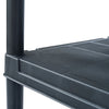 Oppbevaringshylle 2 stk svart 60x30x138 cm plast
