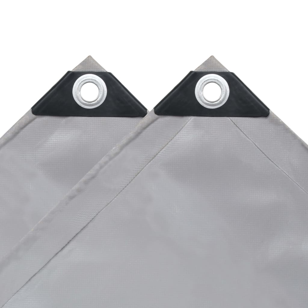 Presenning 650 g/m² grå 2,5x3,5 m