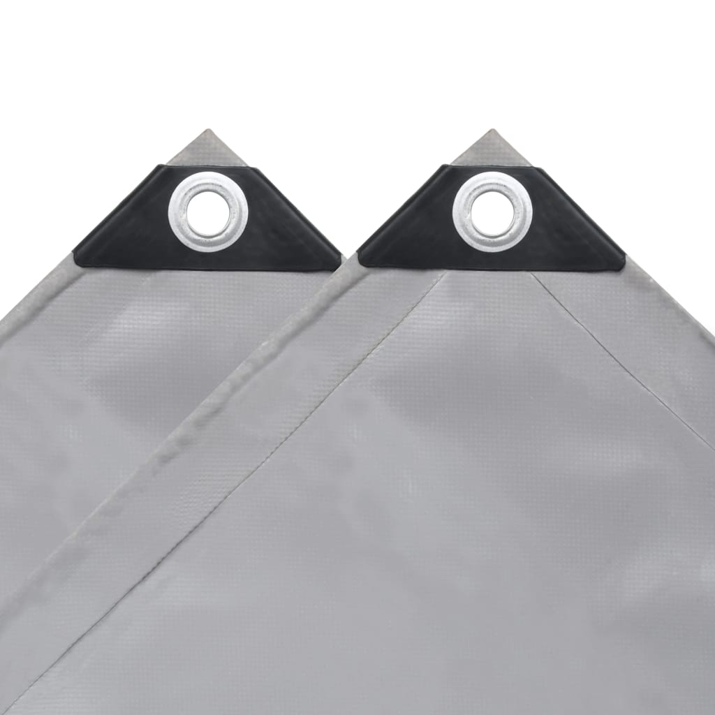 Presenning 650 g/m² grå 5x6 m