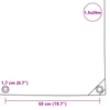 Presenning 650 g/m² 1,5x20 m grønn