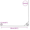 Presenning 650 g/m² 2,5x3,5 m hvit