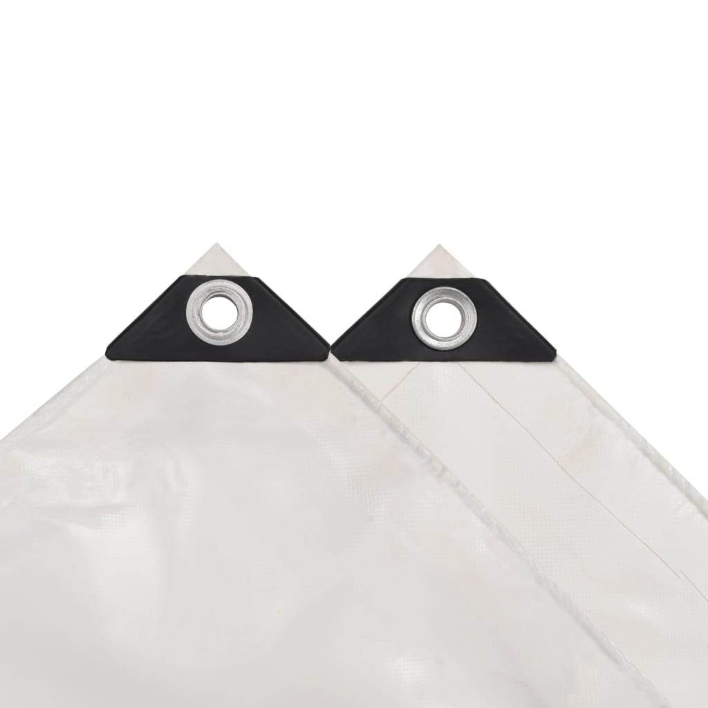 Presenning 650 g/m² 5x6 m hvit