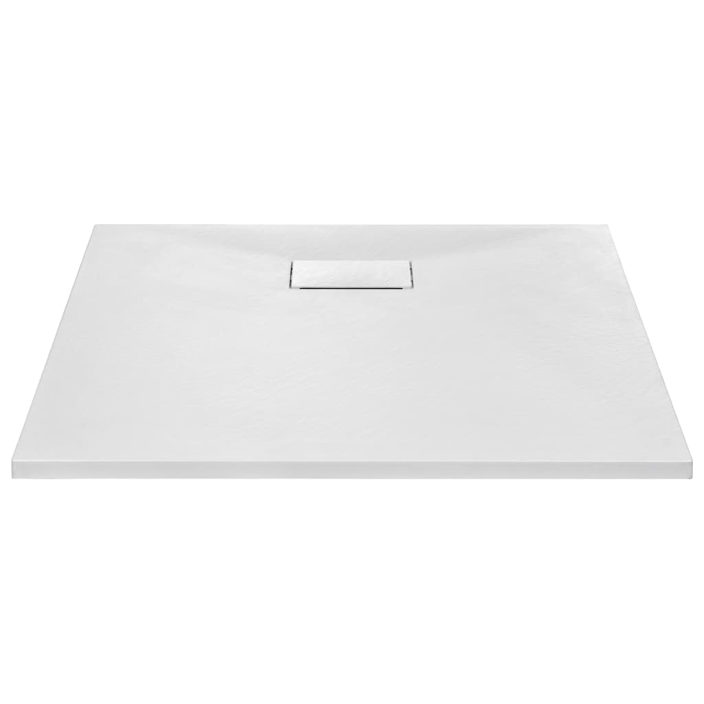 Dusjbrett SMC hvit 80x80 cm