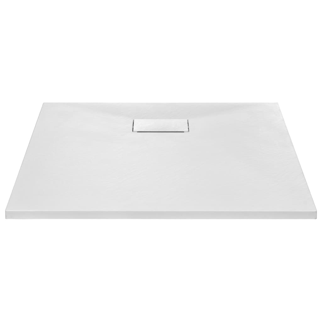 Dusjbrett SMC hvit 90x90 cm