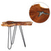 Salongbord 70x45 cm heltre teak og polyresin