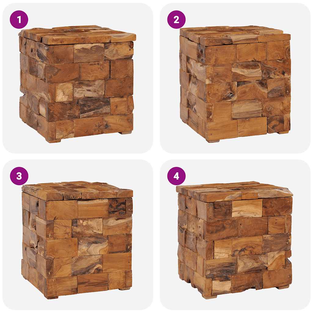 Oppbevaringskrakk heltre teak