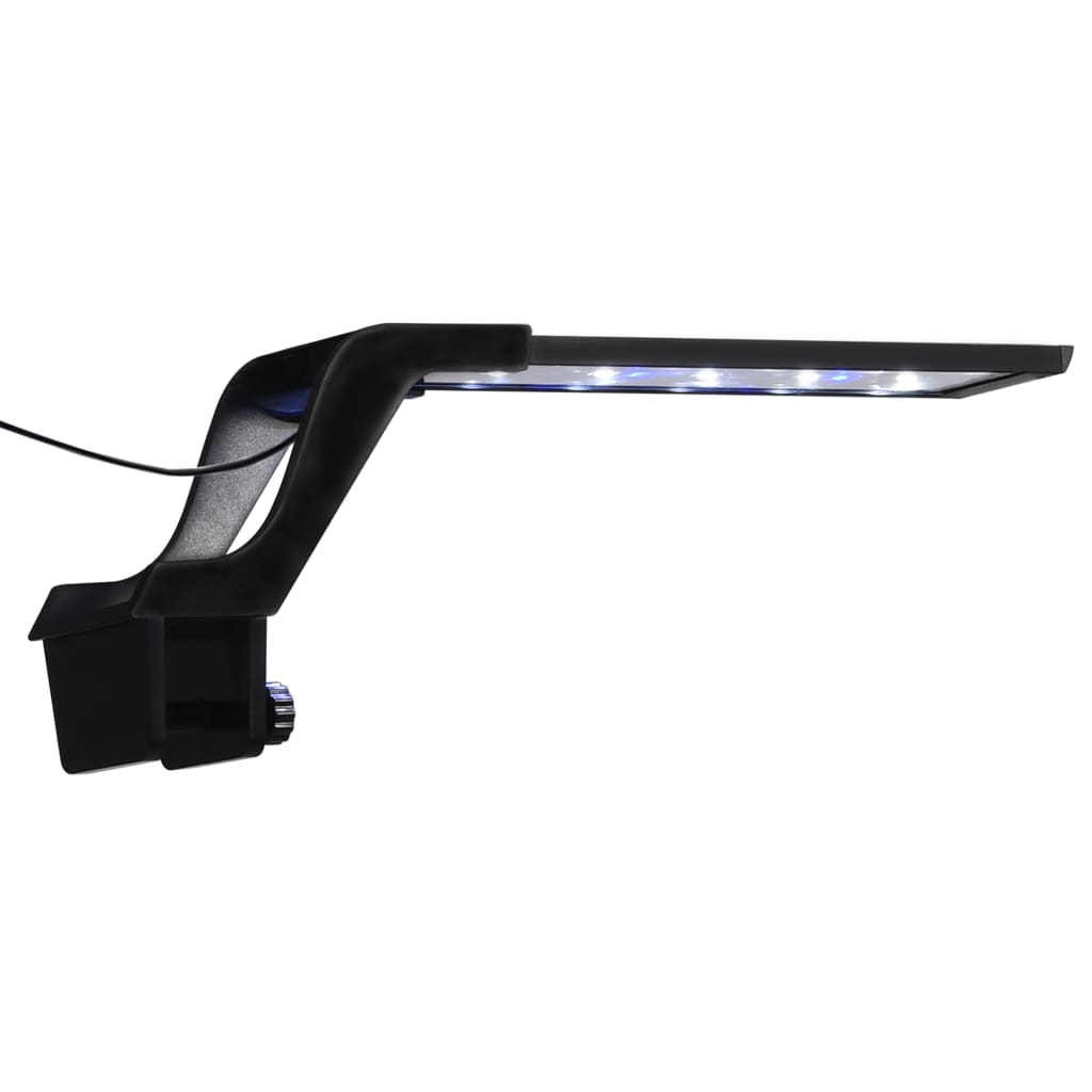 Akvarium LED-lys med klemme 25-45 cm blå og hvit