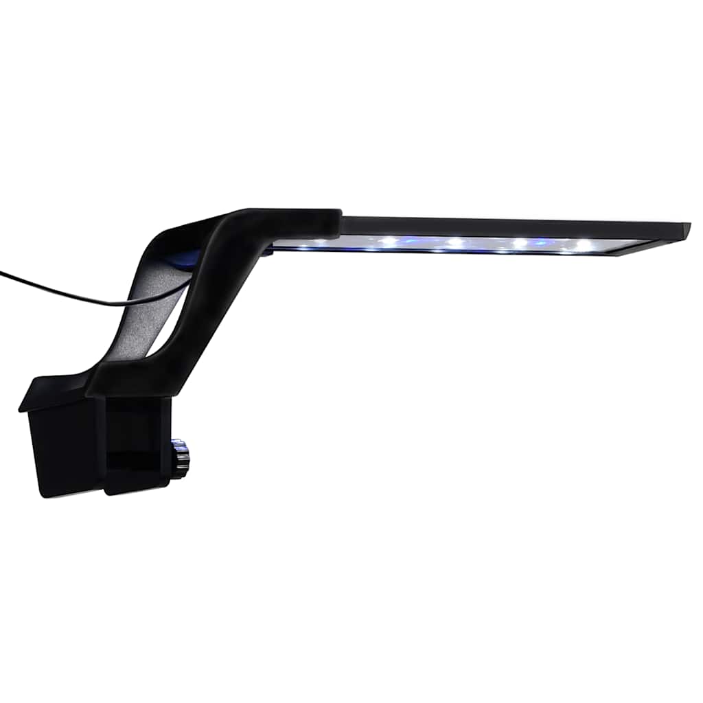 Akvarium LED-lys med klemme 25-45 cm blå og hvit vidaXL