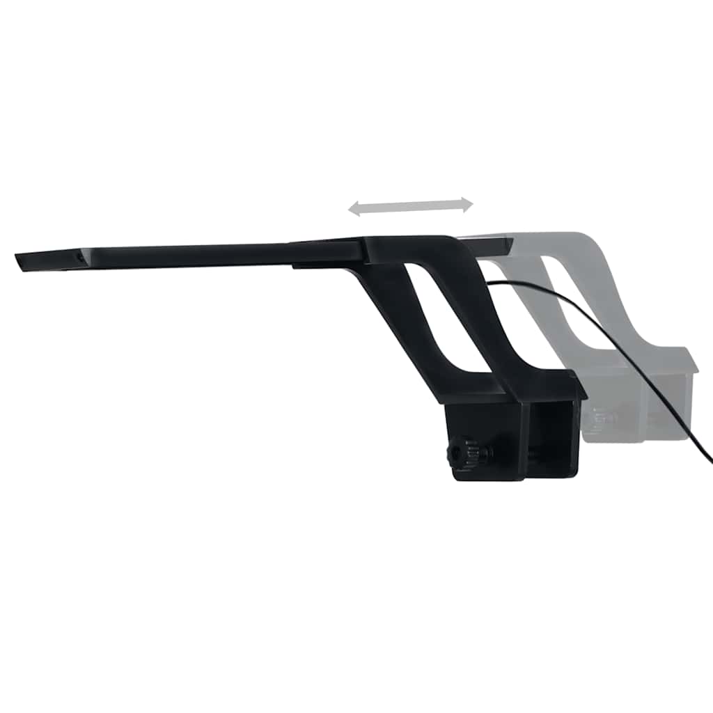 Akvarium LED-lys med klemme 25-45 cm blå og hvit vidaXL
