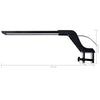 Akvarium LED-lys med klemme 25-45 cm blå og hvit