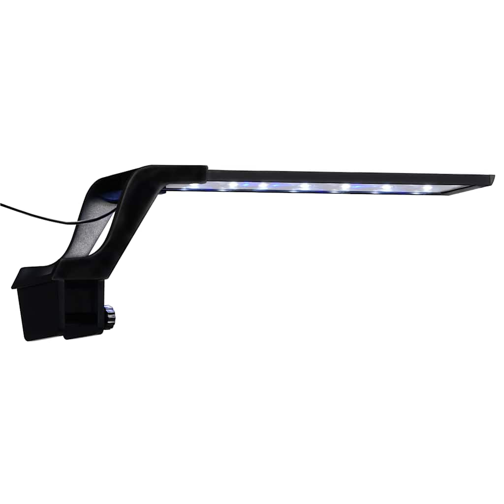 Akvarium LED-lys med klemme 35-55 cm blå og hvit vidaXL