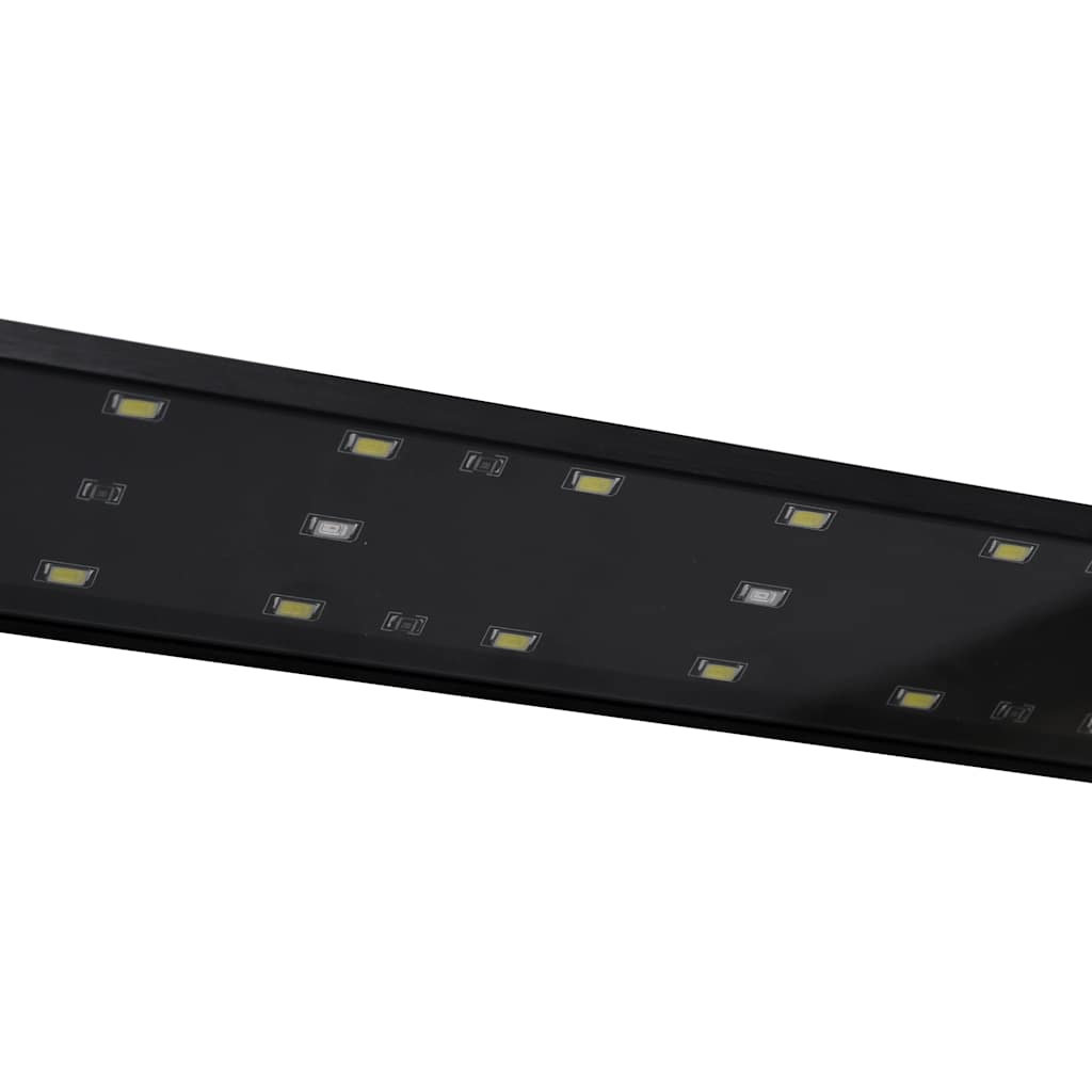 Akvarium LED-lys med klemme 35-55 cm blå og hvit vidaXL