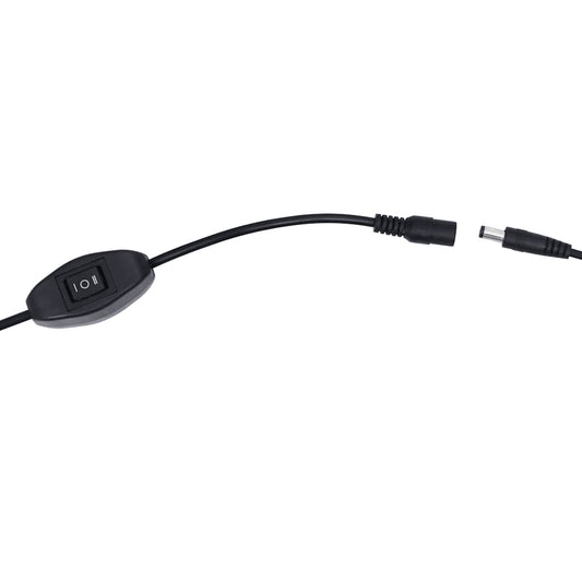 Akvarium LED-lys med klemmer 55-70 cm blå og hvit vidaXL
