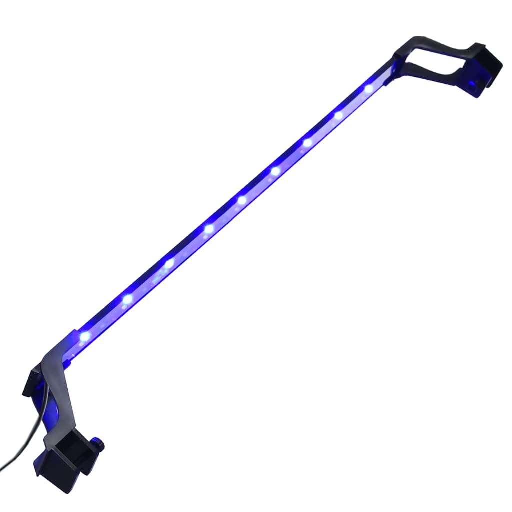 Akvarium LED-lys med klemmer 75-90 cm blå og hvit