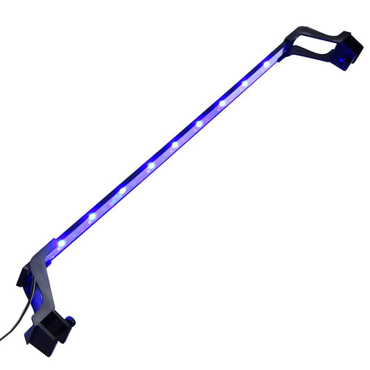 Akvarium LED-lys med klemmer 75-90 cm blå og hvit