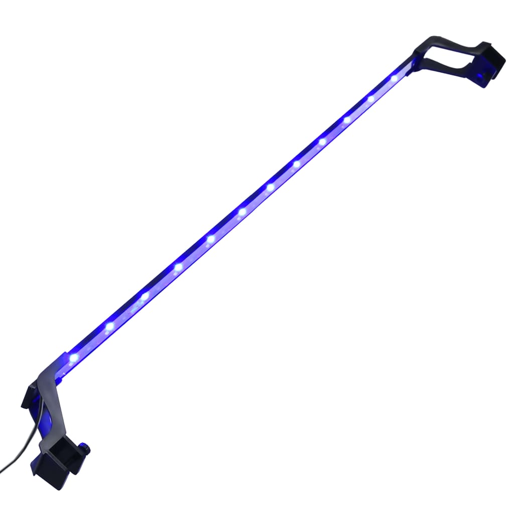 Akvarium LED-lys med klemmer 90-105 cm blå og hvit