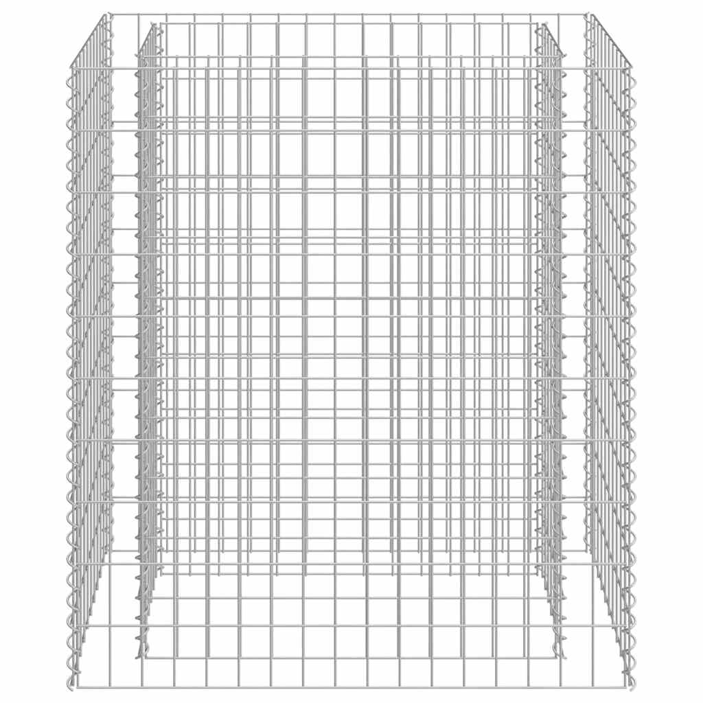 Gabion høybed galvanisert stål 90x50x100 cm