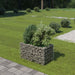Gabion høybed galvanisert stål 90x50x50 cm