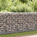 Gabion med topp- og bunndekke galvanisert stål 600x30x100 cm