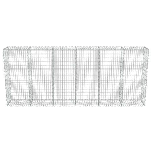 Gabion med topp- og bunnlokk galvanisert stål 300x50x150 cm
