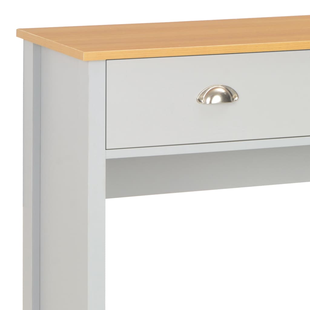 Konsollbord grå 97x35x76 cm