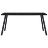 Spisebord svart 180x90x75 cm herdet glass