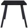 Spisebord svart 180x90x75 cm herdet glass