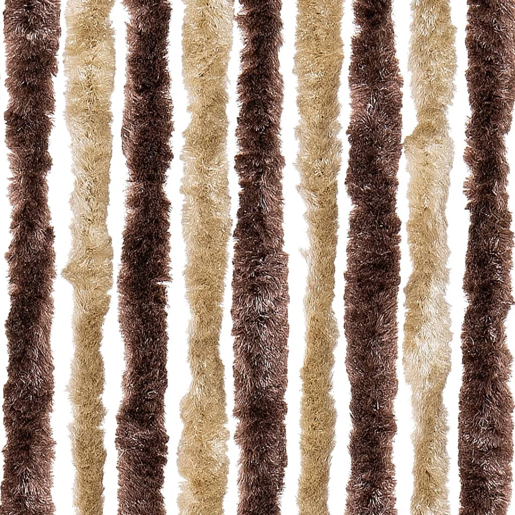Insektgardin 56x185 cm beige og lysebrun