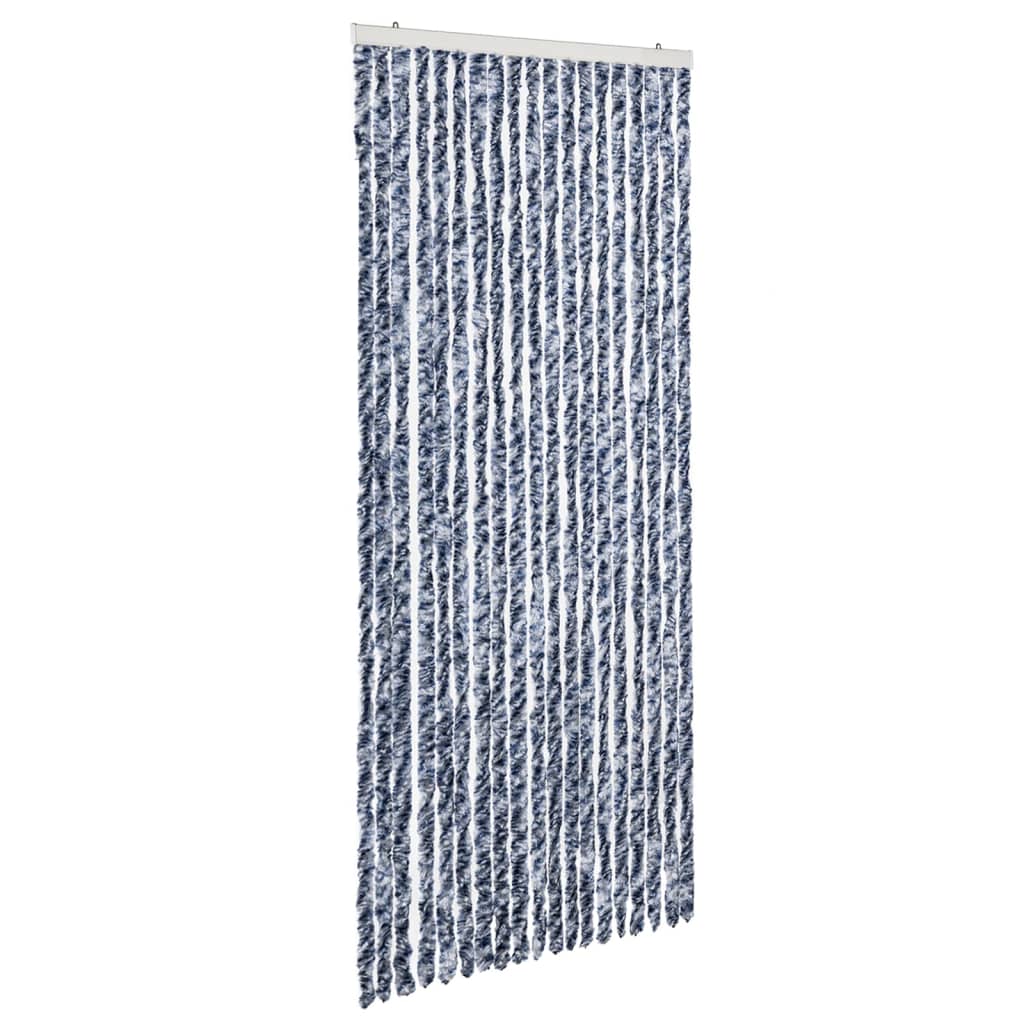 Insektgardin 56x185 cm blå, hvit og sølv