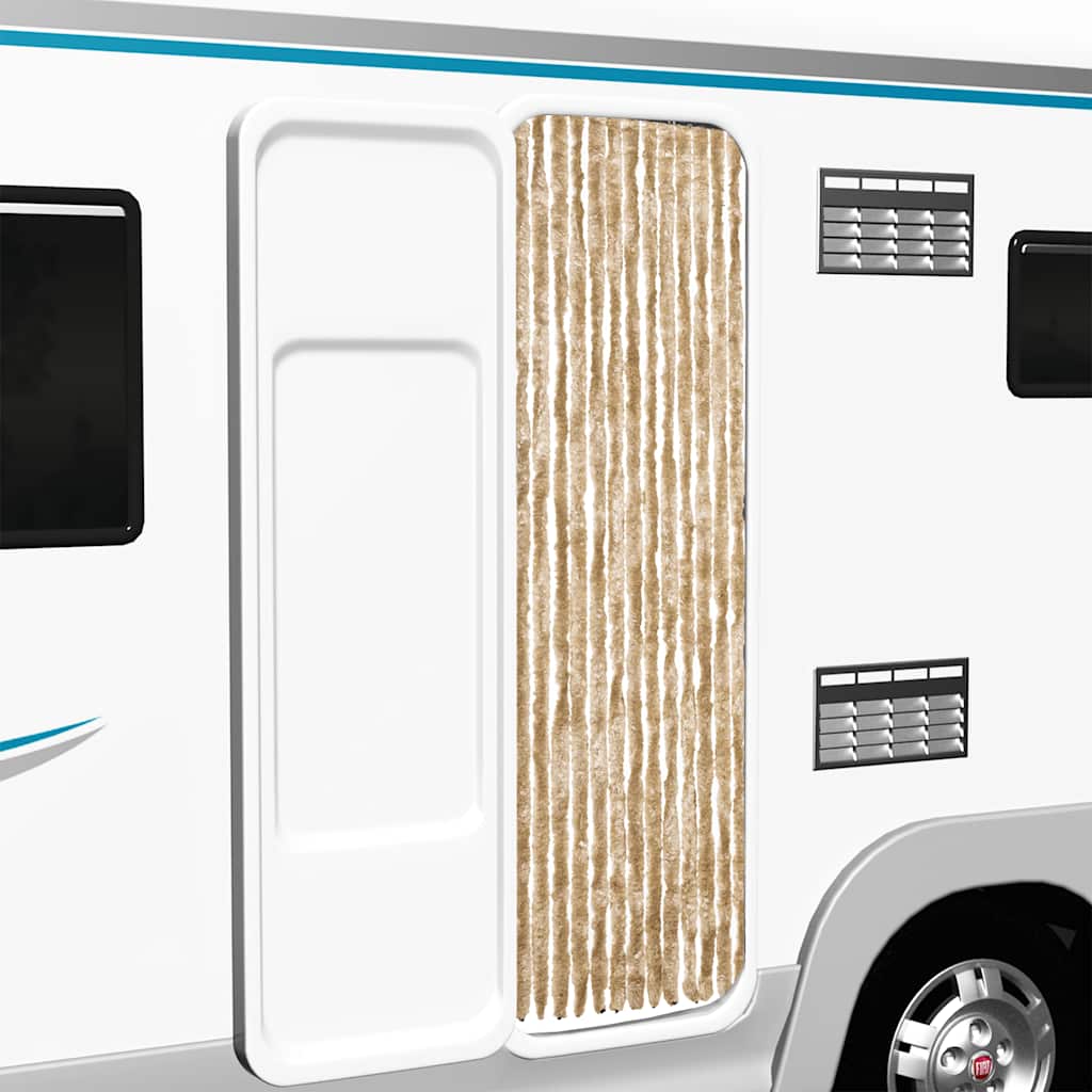 Insektgardin 56x185 cm beige vidaXL
