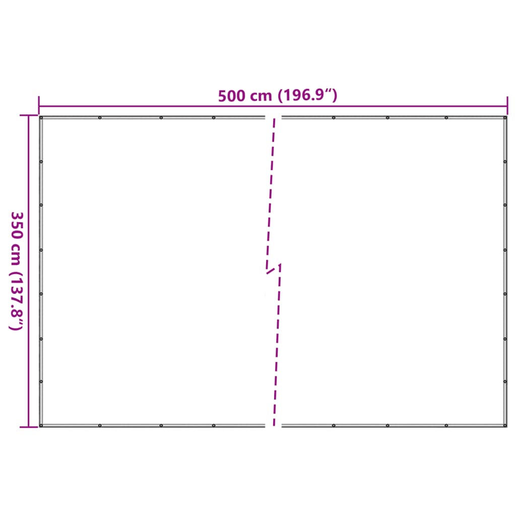 Containernett HDPE 3,5x5 m svart