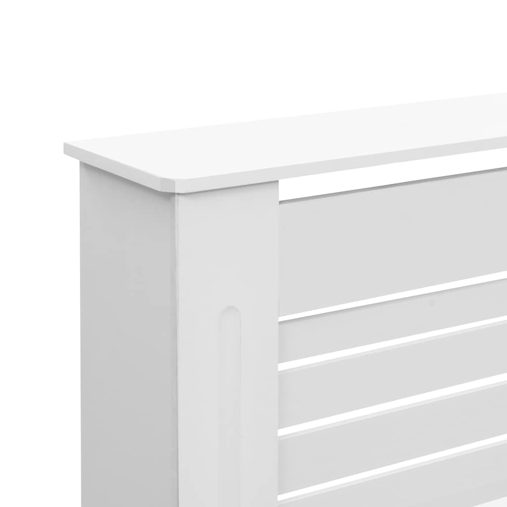 Radiatordeksel hvit 172x19x81,5 cm MDF