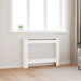 Radiatordeksel hvit 112x19x81,5 cm MDF