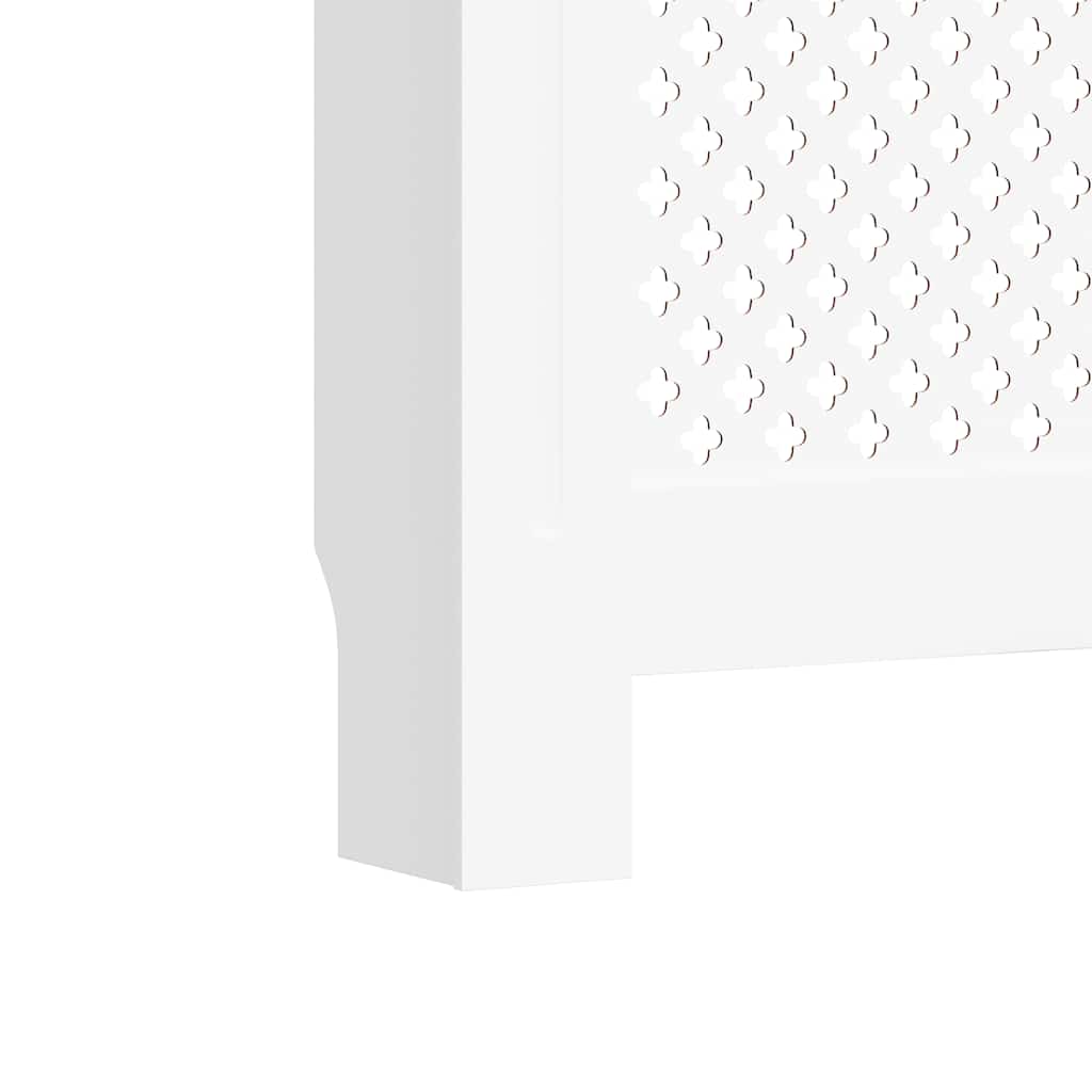 Radiatordeksel hvit 152x19x81,5 cm MDF vidaXL