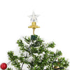 Kunstig juletre med snø og paraplybase grønn 75 cm