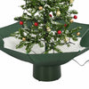 Kunstig juletre med snø og paraplybase grønn 75 cm