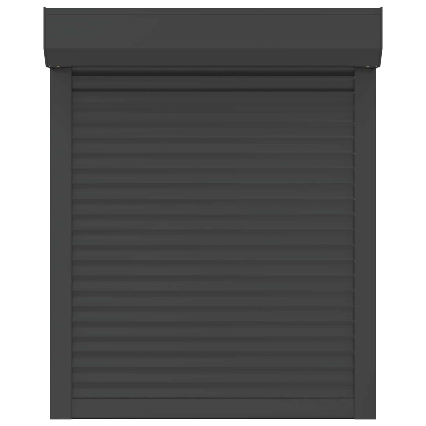 Rullegardin Antrasitt 80 x 100 cm Aluminium og Polyuretan