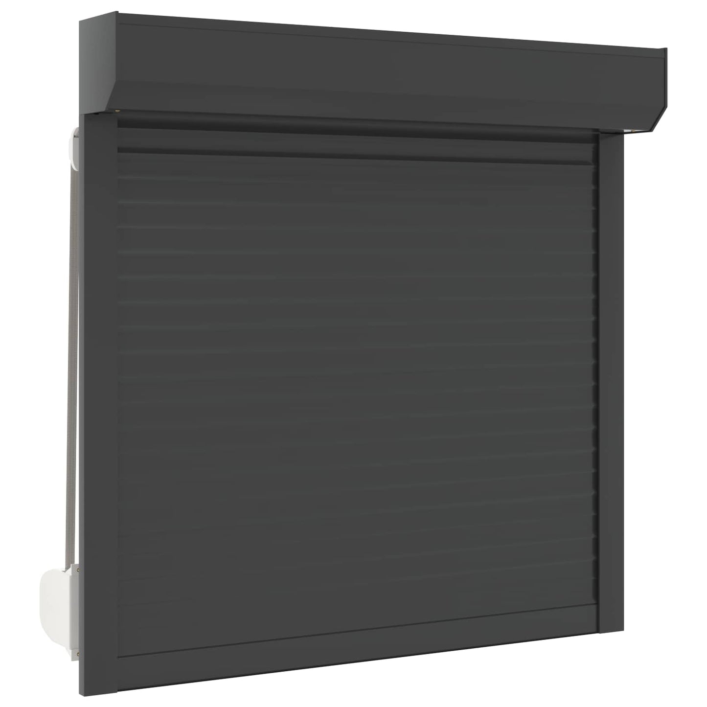 Rullegardin Antrasitt 100 x 100 cm Aluminium og Polyuretan