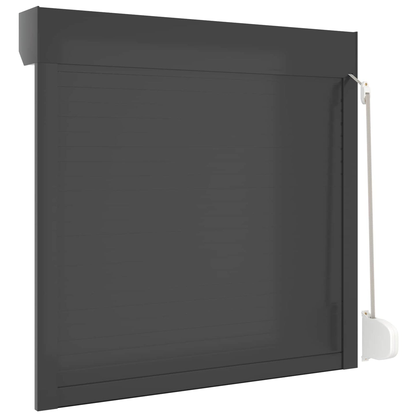 Rullegardin Antrasitt 100 x 100 cm Aluminium og Polyuretan