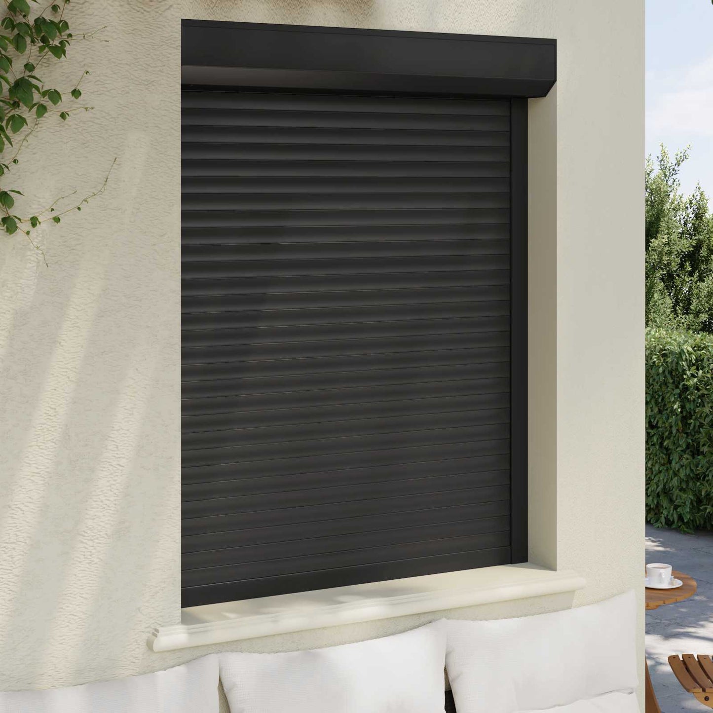 Rullegardin Antrasitt 100 x 130 cm Aluminium og Polyuretan
