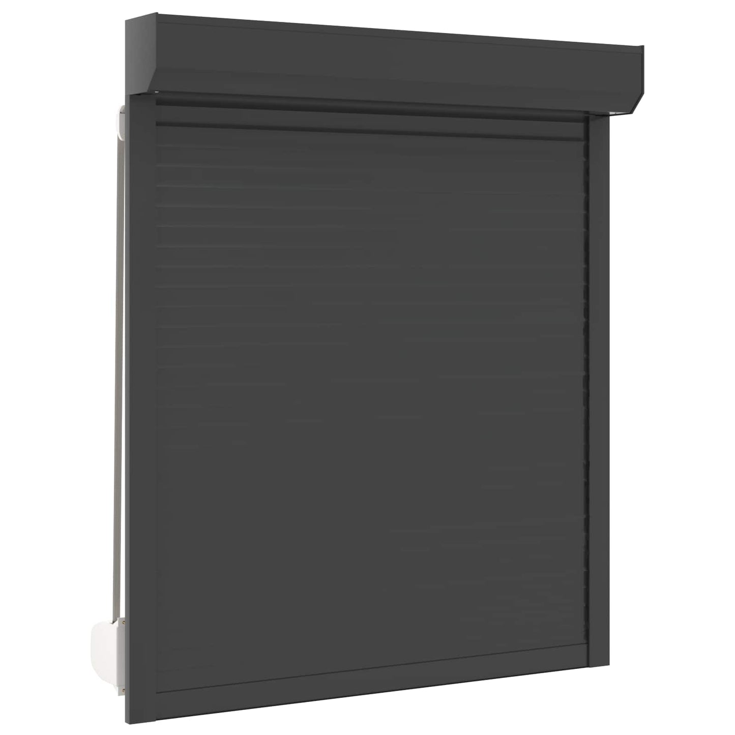 Rullegardin Antrasitt 110 x 130 cm Aluminium og Polyuretan