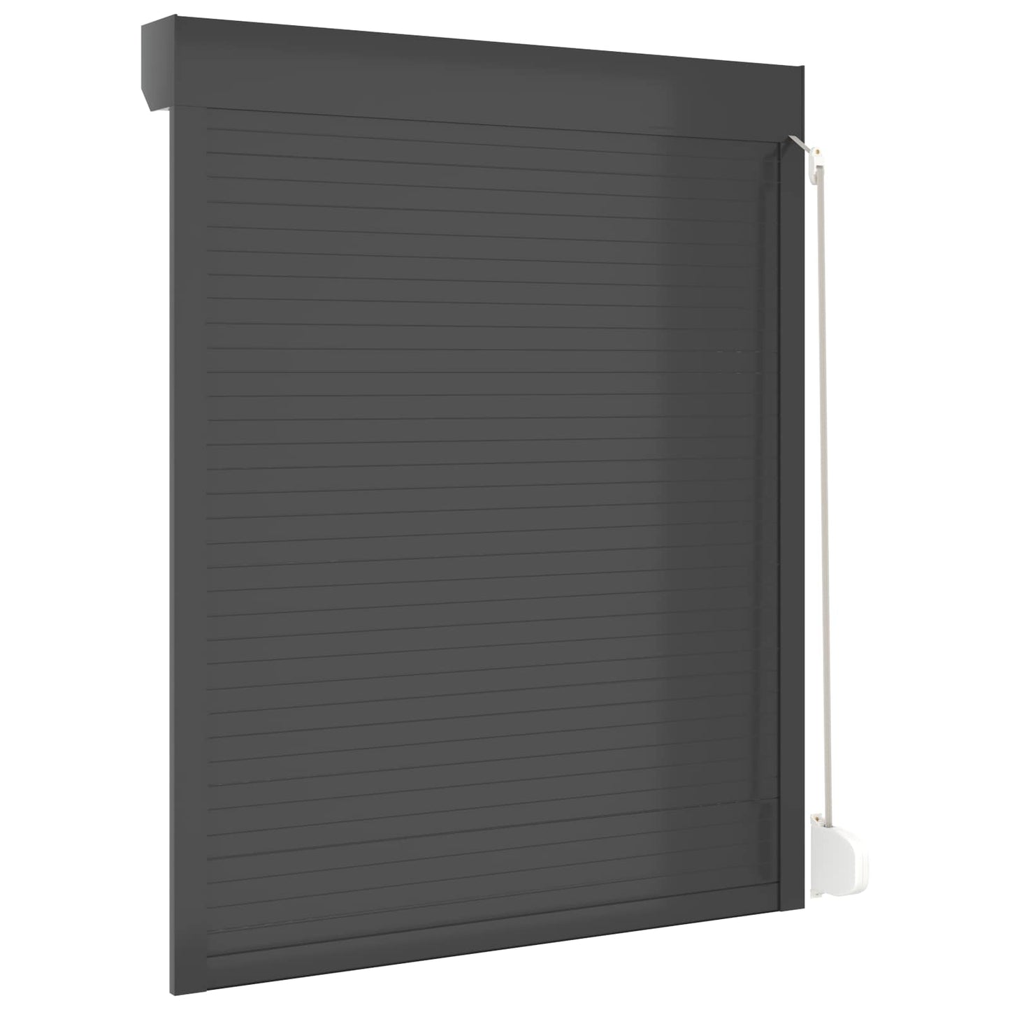 Rullegardin Antrasitt 120 x 150 cm Aluminium og Polyuretan