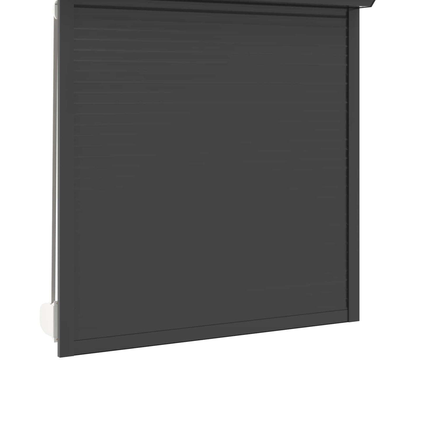 Rullegardin Antrasitt 130 x 140 cm Aluminium og Polyuretan
