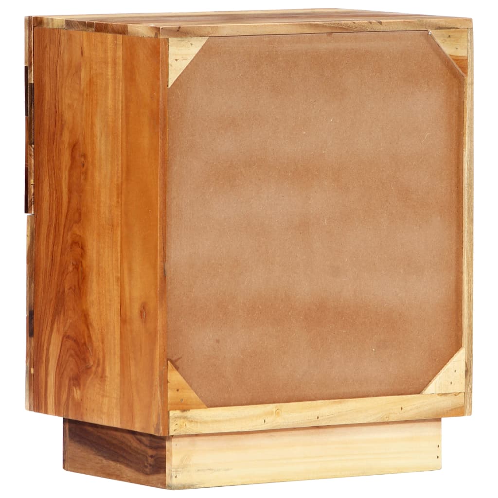 Nattbord 40x30x50 cm gjenvunnet heltre