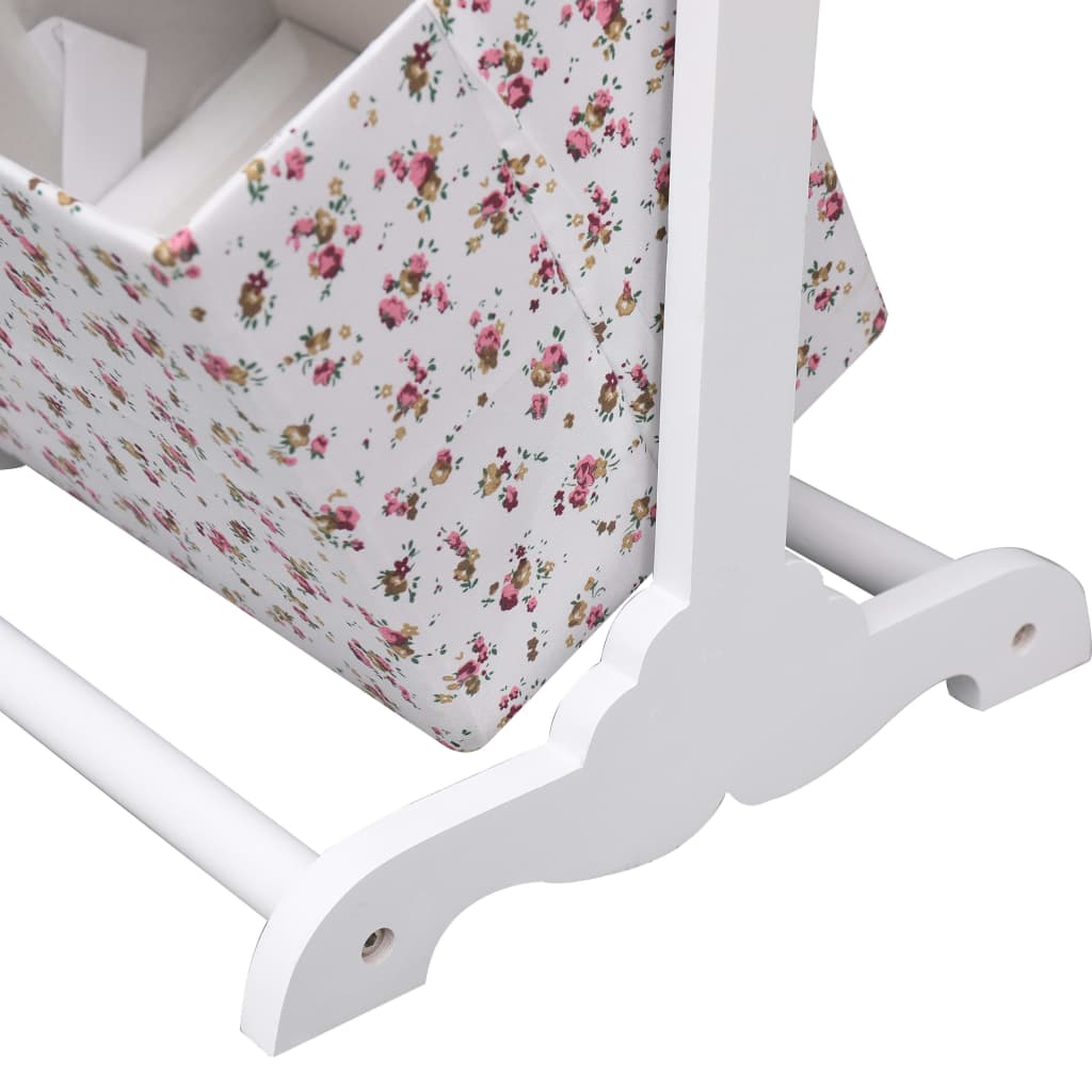 Kurvstativ med 2 kurver blomster 35x35x72 cm tre